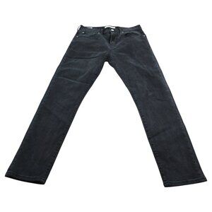 PacSun Jeans Mens 30x30 Black Denim Casual Mid-Rise Slim Fit Tapered Leg Preppy